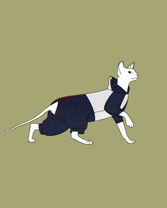 Купить Выкройки для собак мелкой породы Выкройка: комбинезон с капюшоном CAT Р-27-1001.1 арт. ВКК-3002-1-ВП0678 оптом в Иваново
