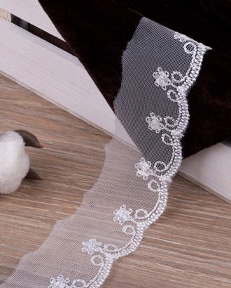 Кружево на сетке ш.4 см арт. СЕТ-72-1-37521 Кружево на сетке ш.4 см арт. СЕТ-72-1-37521