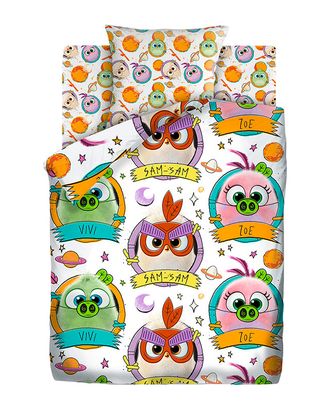 КПБ 1.5 бязь "Angry Birds 2" (50х70) Птенчики арт. КПБЛ-131-1-1053.099 КПБ 1.5 бязь "Angry Birds 2" (50х70) Птенчики арт. КПБЛ-131-1-1053.099