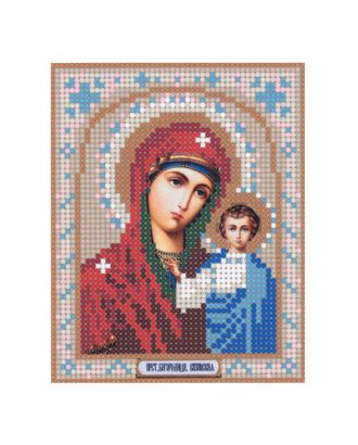 Рис. на ткани "Богородица Казанская" арт. ПВБ-90-1-16444 Рис. на ткани "Богородица Казанская" арт. ПВБ-90-1-16444