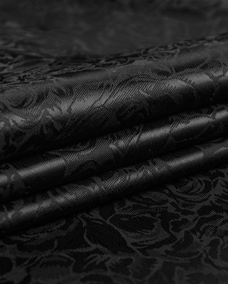 Купить Черные подкладочные ткани Поливискоза жаккард D-6 арт. ПД-13-1-3861.008 оптом в Гомеле