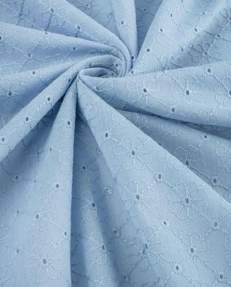 Купить Одежные ткани голубого цвета с узором флора Шитье "ромашка" арт. ШТЕ-69-4-21132.004 оптом в Гомеле