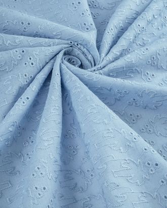 Купить Одежные ткани голубого цвета с узором флора Шитье "пальмы" арт. ШТЕ-70-4-21133.004 оптом в Гомеле