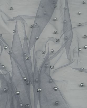 Купить Ткани для коктейльных платьев цвет серый Сетка "Бусинка" арт. ТСС-13-6-20102.010 оптом в Бресте