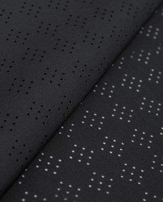 Купить Черные подкладочные ткани Подклад Перфорация арт. ПД-64-1-20281.001 оптом в Гомеле