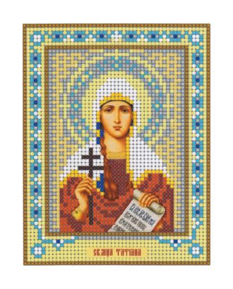 Рис. на ткани "Святая Татьяна" арт. ПВБ-227-1-30520 Рис. на ткани "Святая Татьяна" арт. ПВБ-227-1-30520