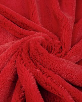 Купить Ткань для поделок цвет красный Мех "Шиншилла" арт. МХ-1-2-6540.001 оптом в Гомеле