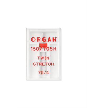 Игла ORGAN №75/4 (двойная, супер стрейч) арт. ИБО-15-1-34032 Игла ORGAN №75/4 (двойная, супер стрейч) арт. ИБО-15-1-34032