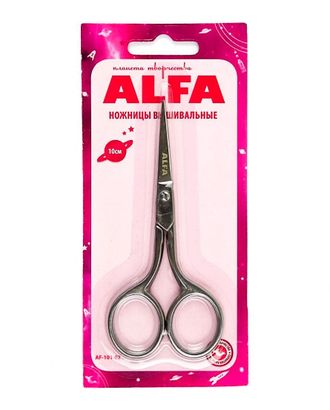 Ножницы ALFA вышивальные, 10 см арт. НШВ-1-1-38174 Ножницы ALFA вышивальные, 10 см арт. НШВ-1-1-38174