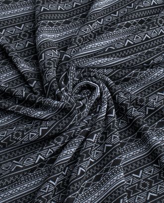 Люкс Джерси "Орнамент Black" арт. ТЛ-40-1-20831.001 Люкс Джерси "Орнамент Black" арт. ТЛ-40-1-20831.001