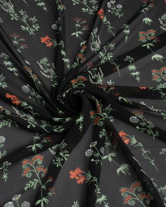 Купить Одежные ткани из полиэстера плотностью 142 г/м2 Шифон Принт "Полевые цветы" арт. КШП-36-4-20849.073 оптом в Гомеле