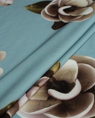 Купить Ткань принтованные оттенок пыльно-голубой Плательная "Севилья" арт. СВ-208-3-20937.003 оптом в Гомеле