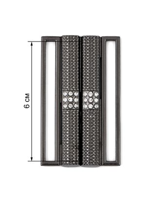 Пряжка-застежка ш.6 см арт. ПМ-426-1-38577 Пряжка-застежка ш.6 см арт. ПМ-426-1-38577