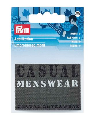 925650 Термоаппликация Джинсовый ярлык прямоугольный CASUAL MENSWEAR, черный цв. Prym арт. АРС-1036-1-АРС0001029669 925650 Термоаппликация Джинсовый ярлык прямоугольный CASUAL MENSWEAR, черный цв. Prym арт. АРС-1036-1-АРС0001029669