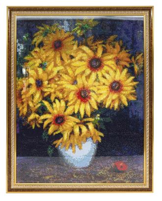 1200 Мозаика Cristal 'Желтые ромашки', 38*50 см арт. АРС-31105-1-АРС0001032979 1200 Мозаика Cristal 'Желтые ромашки', 38*50 см арт. АРС-31105-1-АРС0001032979