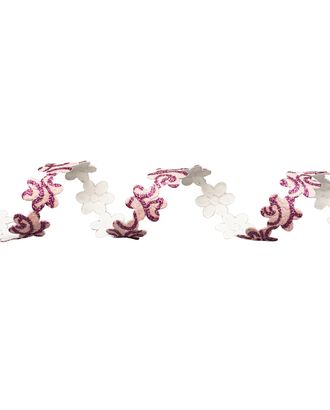 Купить YH120 Лента фигурная 'Цветочки' ш.1,8cм (02 розовый) арт. АРС-1451-1-АРС0001034449 оптом в Гомеле