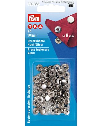 390363 Кнопки MINI (латунь) к 390360, серебристый цв. 8 мм Prym. 20шт. Prym арт. АРС-2612-1-АРС0001052987 390363 Кнопки MINI (латунь) к 390360, серебристый цв. 8 мм Prym. 20шт. Prym арт. АРС-2612-1-АРС0001052987