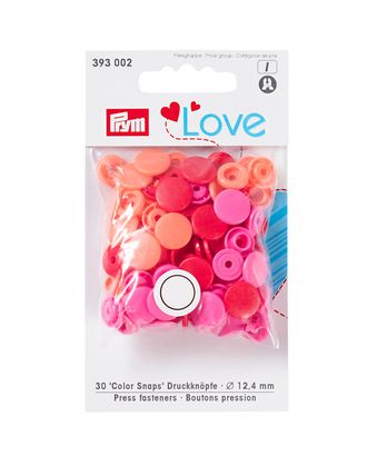 393002 Kнопки Color Snaps PrymLove, красный/розовый цв., 12мм, 30шт Prym арт. АРС-2869-1-АРС0001058391 393002 Kнопки Color Snaps PrymLove, красный/розовый цв., 12мм, 30шт Prym арт. АРС-2869-1-АРС0001058391