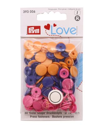 393006 Kнопки Color Snaps PrymLove, оранж./розовый/фиол цв., 12мм, 30шт Prym арт. АРС-31568-1-АРС0001079534 393006 Kнопки Color Snaps PrymLove, оранж./розовый/фиол цв., 12мм, 30шт Prym арт. АРС-31568-1-АРС0001079534