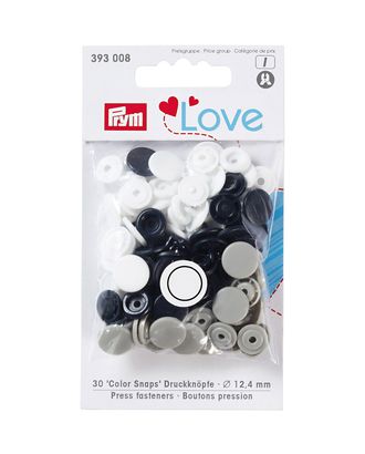 393008 Kнопки Color Snaps PrymLove, белый/серый/морской волны д.1,2см арт. АРС-26058-1-АРС0001079536 393008 Kнопки Color Snaps PrymLove, белый/серый/морской волны д.1,2см арт. АРС-26058-1-АРС0001079536