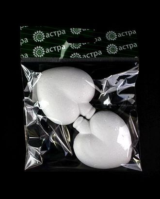 Заготовка для декорирования из пенопласта 'Сердце (подвеска)', h 6,5*6см, 2 шт/упак, Астра арт. АРС-4253-1-АРС0001086265 Заготовка для декорирования из пенопласта 'Сердце (подвеска)', h 6,5*6см, 2 шт/упак, Астра арт. АРС-4253-1-АРС0001086265