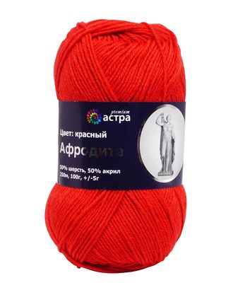 Пряжа Astra Premium 'Афродита' 100гр. 250м (50% шерсть, 50% акрил) (10 красный) арт. АРС-5005-1-АРС0001096958 Пряжа Astra Premium 'Афродита' 100гр. 250м (50% шерсть, 50% акрил) (10 красный) арт. АРС-5005-1-АРС0001096958