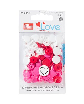 393031 Kнопки 'Сердце' Color Snaps Prym Love, красный/белый/розовый, 12мм, 30шт Prym арт. АРС-5220-1-АРС0001102587 393031 Kнопки 'Сердце' Color Snaps Prym Love, красный/белый/розовый, 12мм, 30шт Prym арт. АРС-5220-1-АРС0001102587