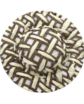 Шляпа коричневая 8,5 см, 2 шт/упак арт. АРС-5727-1-АРС0001110183 Шляпа коричневая 8,5 см, 2 шт/упак арт. АРС-5727-1-АРС0001110183