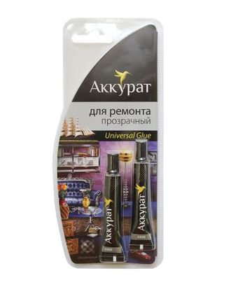 30766 Набор для склеивания и ремонта изделий прозрачный универсальный ТМ Аккурат hk34001 арт. АРС-25258-1-АРС0001111780 30766 Набор для склеивания и ремонта изделий прозрачный универсальный ТМ Аккурат hk34001 арт. АРС-25258-1-АРС0001111780