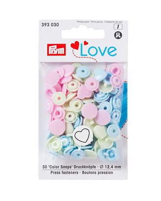 393030 PrymLove Кнопки Color Snaps сердце 12,4мм розовый/зеленый, пастельный/синий, светлый 30 штук Prym арт. АРС-31574-1-АРС0001126631 393030 PrymLove Кнопки Color Snaps сердце 12,4мм розовый/зеленый, пастельный/синий, светлый 30 штук Prym арт. АРС-31574-1-АРС0001126631