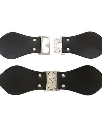Застежка кожаная №1 черная 24см (никель) арт. АРС-30426-1-АРС0001131821 Застежка кожаная №1 черная 24см (никель) арт. АРС-30426-1-АРС0001131821