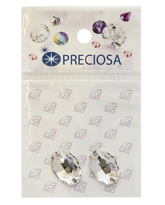 438-62-301 Стразы пришивные Овал, 2 отверстия Crystal 16x11мм. 2 шт. Preciosa арт. АРС-23873-1-АРС0001132854 438-62-301 Стразы пришивные Овал, 2 отверстия Crystal 16x11мм. 2 шт. Preciosa арт. АРС-23873-1-АРС0001132854