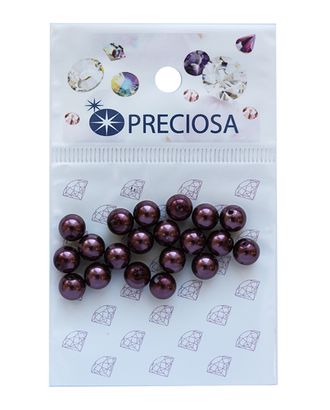 131-10-011 Хрустальный жемчуг Light Burgundy 6мм. 20 шт. Preciosa арт. АРС-23880-1-АРС0001132897 131-10-011 Хрустальный жемчуг Light Burgundy 6мм. 20 шт. Preciosa арт. АРС-23880-1-АРС0001132897
