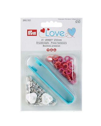 390701 Кнопки Джерси Prym Love красный цв, 8мм, 21шт/упак, Prym арт. АРС-7370-1-АРС0001133500 390701 Кнопки Джерси Prym Love красный цв, 8мм, 21шт/упак, Prym арт. АРС-7370-1-АРС0001133500