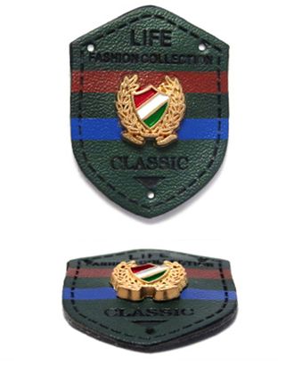 ГХН901 Нашивка (шеврон) 28*37мм (темно-зеленый/золото) арт. АРС-23900-1-АРС0001143296 ГХН901 Нашивка (шеврон) 28*37мм (темно-зеленый/золото) арт. АРС-23900-1-АРС0001143296