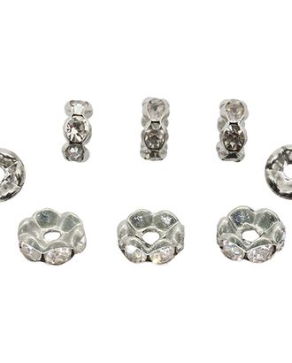 Рондель со стразами, 7mm (черный никель) арт. АРС-7995-1-АРС0001147625 Рондель со стразами, 7mm (черный никель) арт. АРС-7995-1-АРС0001147625