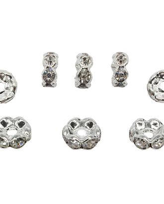 Рондель со стразами, 7mm (серебро) арт. АРС-7996-1-АРС0001147626 Рондель со стразами, 7mm (серебро) арт. АРС-7996-1-АРС0001147626