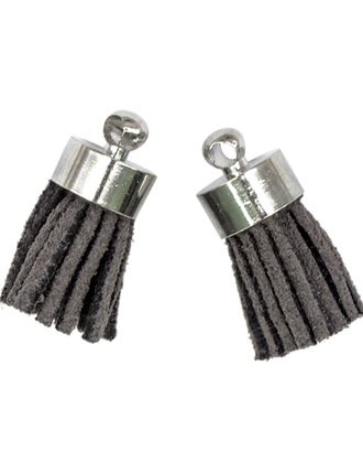 Кисти для бижутерии и/замша, 1,5 см, 2 шт, Астра (серый) арт. АРС-9138-1-АРС0001162601 Кисти для бижутерии и/замша, 1,5 см, 2 шт, Астра (серый) арт. АРС-9138-1-АРС0001162601