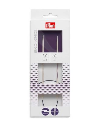 215602 Спицы круговые Ergonomics, 3мм/60 Prym арт. АРС-27180-1-АРС0001183165 215602 Спицы круговые Ergonomics, 3мм/60 Prym арт. АРС-27180-1-АРС0001183165