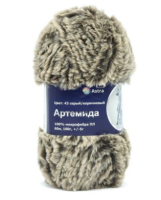Пряжа Astra Premium 'Артемида' 100гр. 60м (100% микрофибра ПЛ) (43 серый/коричневый ) арт. АРС-26857-1-АРС0001184289 Пряжа Astra Premium 'Артемида' 100гр. 60м (100% микрофибра ПЛ) (43 серый/коричневый ) арт. АРС-26857-1-АРС0001184289