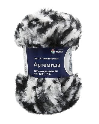 Пряжа Astra Premium 'Артемида' 100гр. 60м (100% микрофибра ПЛ) (41 черный-белый) арт. АРС-26859-1-АРС0001184294 Пряжа Astra Premium 'Артемида' 100гр. 60м (100% микрофибра ПЛ) (41 черный-белый) арт. АРС-26859-1-АРС0001184294