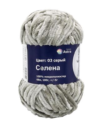Пряжа Astra Premium 'Селена' 100гр. 68м (100% микрополиэстер) (03 серый) арт. АРС-10526-1-АРС0001184307 Пряжа Astra Premium 'Селена' 100гр. 68м (100% микрополиэстер) (03 серый) арт. АРС-10526-1-АРС0001184307