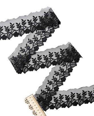 3AR076 Кружево на сетке ш.6см (черный) арт. АРС-10867-1-АРС0001186865 3AR076 Кружево на сетке ш.6см (черный) арт. АРС-10867-1-АРС0001186865