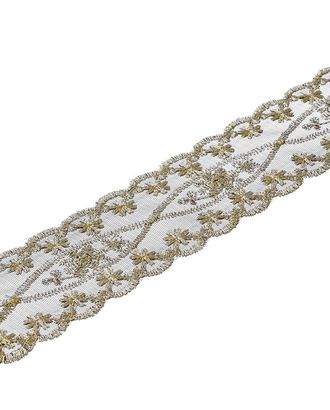 3AR302 Кружево на черной сетке ш.6,5см (золото) арт. АРС-11374-1-АРС0001190393 3AR302 Кружево на черной сетке ш.6,5см (золото) арт. АРС-11374-1-АРС0001190393