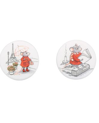 Набор магнитных игольниц для вышивки 'Мышки', упак/2шт,25*3мм Hobby&Pro арт. АРС-23080-1-АРС0001220910 Набор магнитных игольниц для вышивки 'Мышки', упак/2шт,25*3мм Hobby&Pro арт. АРС-23080-1-АРС0001220910