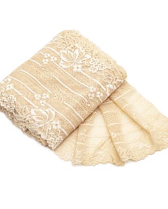 BN00540 Эластичное кружево ш.19см (бежевый) арт. АРС-23552-1-АРС0001221612 BN00540 Эластичное кружево ш.19см (бежевый) арт. АРС-23552-1-АРС0001221612