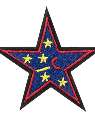 Термоаппликация 'Синяя звезда', 6.9*6.3см арт. АРС-26165-1-АРС0001223348 Термоаппликация 'Синяя звезда', 6.9*6.3см арт. АРС-26165-1-АРС0001223348