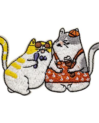 Термоаппликация 'Мультяшные котики', 8.4*4.7см арт. АРС-26272-1-АРС0001223360 Термоаппликация 'Мультяшные котики', 8.4*4.7см арт. АРС-26272-1-АРС0001223360