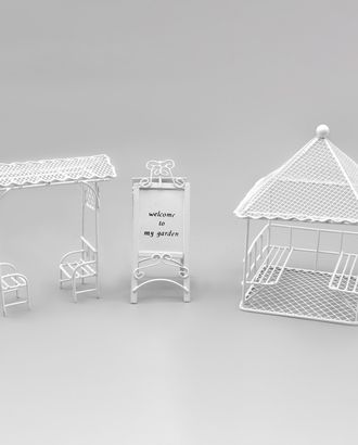 Мебель для куклы, 3 предмета (беседка 2 шт, доска), Астра арт. АРС-29201-1-АРС0001228159 Мебель для куклы, 3 предмета (беседка 2 шт, доска), Астра арт. АРС-29201-1-АРС0001228159