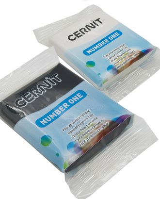 Набор пластики полимерной запекаемой 'Cernit № 1' 56-62 гр. 2 шт, 027 белый/100 черный арт. АРС-23720-1-АРС0001229924 Набор пластики полимерной запекаемой 'Cernit № 1' 56-62 гр. 2 шт, 027 белый/100 черный арт. АРС-23720-1-АРС0001229924